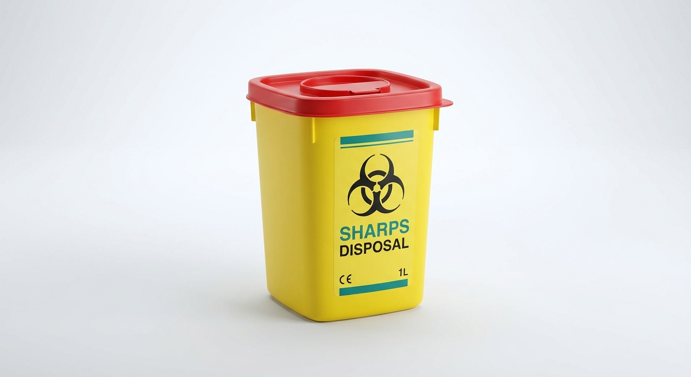 Sharps disposal container 0.5L